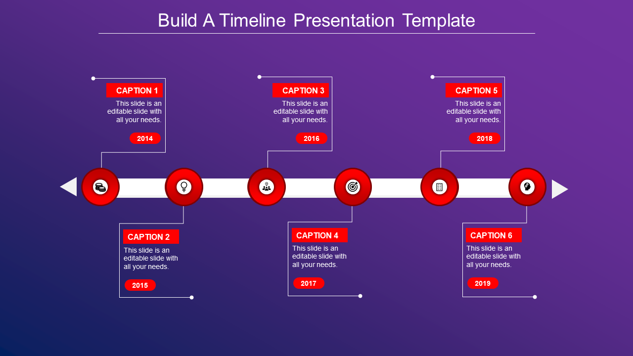 Download Unlimited Timeline Shapes Presentation Slides